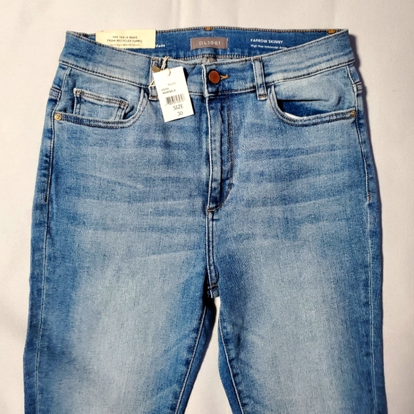 NWT$209 DL1961 Farrow High Rise Cropped Ankle Skinny Jeans in Monterio Sz 30 - Picture 10 of 16